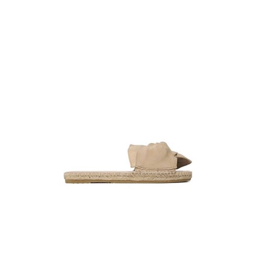 Manebi Espadryle Sandals With Knot M 1.1 JK Beżowy ze sklepu MODIVO w kategorii Espadryle damskie - zdjęcie 171342547
