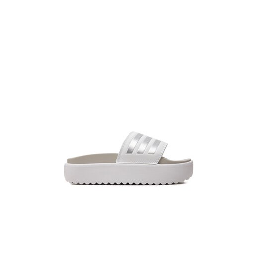 adidas Klapki adilette Platform Slides IE9703 Biały ze sklepu MODIVO w kategorii Klapki damskie - zdjęcie 171343046