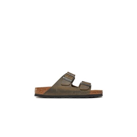 Birkenstock Klapki Arizona 1027039 Khaki ze sklepu MODIVO w kategorii Klapki damskie - zdjęcie 171343545