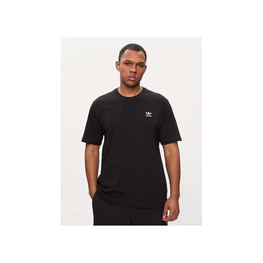 adidas T-Shirt Trefoil Essentials IR9690 Czarny Regular Fit ze sklepu MODIVO w kategorii T-shirty męskie - zdjęcie 171344085