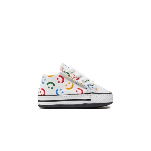 Converse Tenisówki Chuck Taylor All Star Cribster Easy On Doodles A06353C Biały ze sklepu MODIVO w kategorii Trampki dziecięce - zdjęcie 171344705