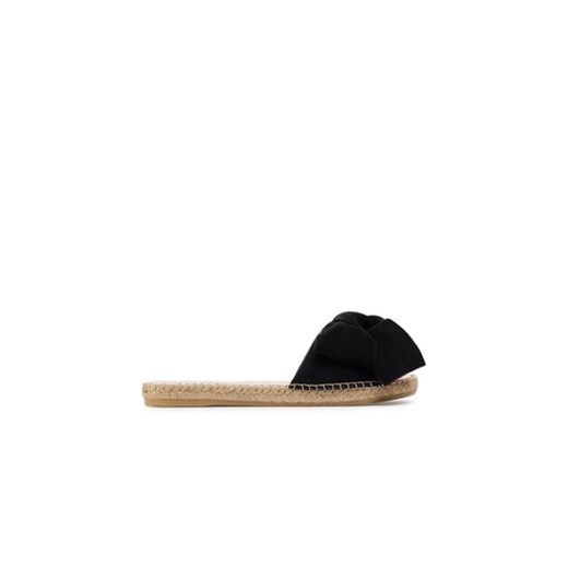 Manebi Espadryle Sandals With Bow K 1.0 J0 Czarny ze sklepu MODIVO w kategorii Klapki damskie - zdjęcie 171345265