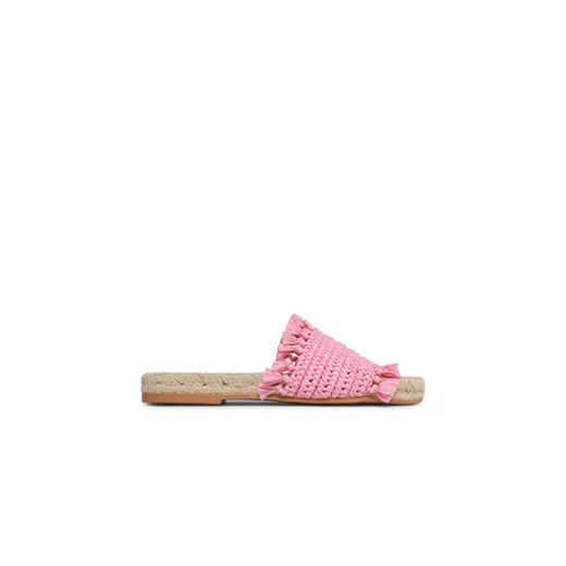 Manebi Espadryle Fringed Knots Raffia Jute Sandals V 2.9 Y0 Różowy ze sklepu MODIVO w kategorii Espadryle damskie - zdjęcie 171345705