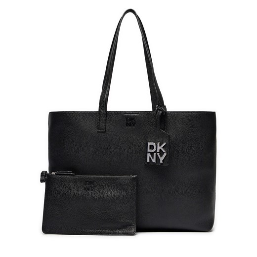 Torebka DKNY Park Slope Shopping R41BAB88 Czarny ze sklepu eobuwie.pl w kategorii Torby Shopper bag - zdjęcie 171347706