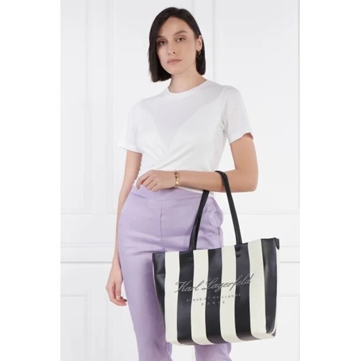 Torba letnia Karl Lagerfeld z bawełny