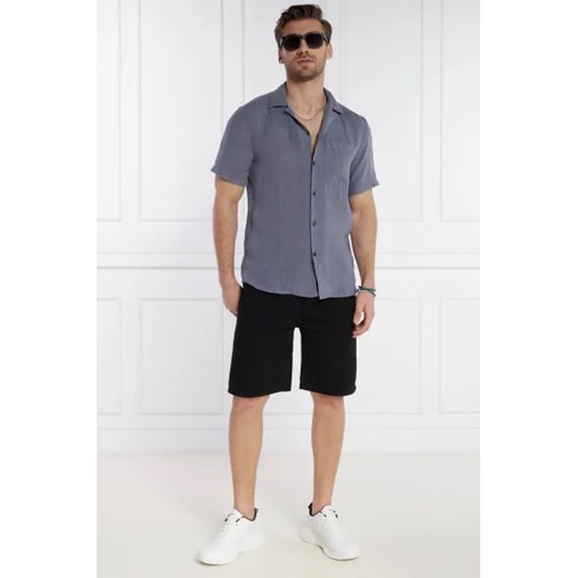 HUGO Lniana koszula Ellino | Comfort fit L okazja Gomez Fashion Store