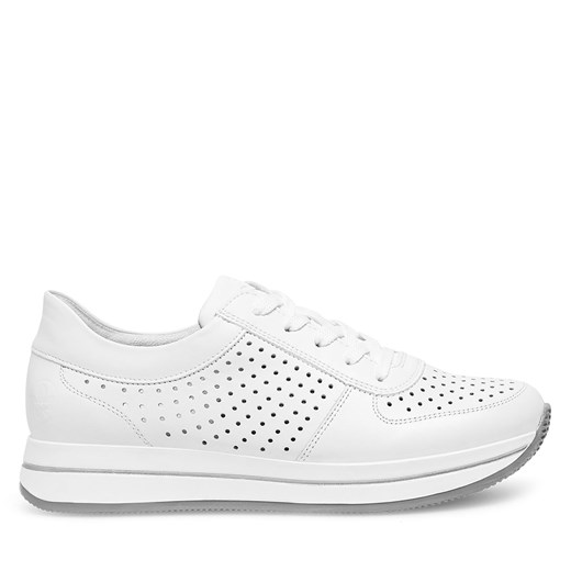 Sneakersy Rieker N4515-80 Biały ze sklepu eobuwie.pl w kategorii Buty sportowe damskie - zdjęcie 171349836