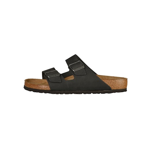 Birkenstock Skórzane klapki &quot;Arizona&quot; w kolorze czarnym ze sklepu Limango Polska w kategorii Klapki damskie - zdjęcie 171350189