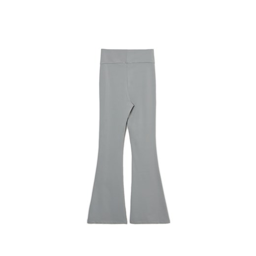 Cropp - Szare spodnie flare - szary Cropp S Cropp