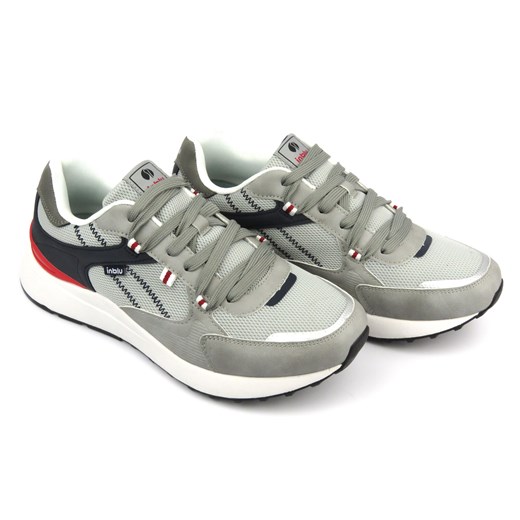 Buty sportowe męskie - Inblu IU-06, szare Inblu 43 ulubioneobuwie