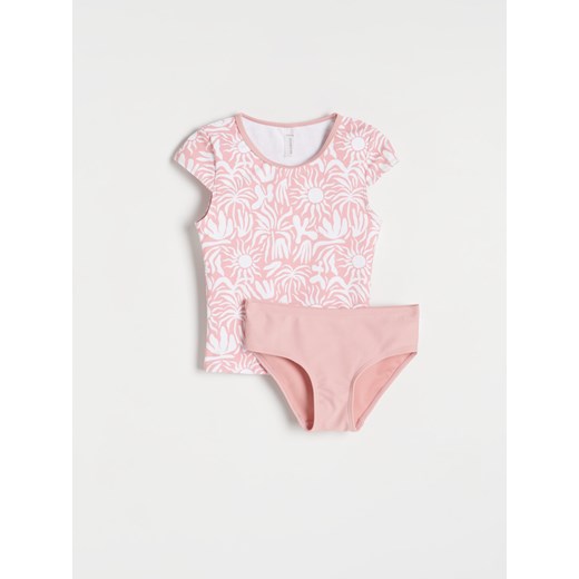 Reserved - Dwuczęściowy kostium kąpielowy - brudny róż ze sklepu Reserved w kategorii Komplety niemowlęce - zdjęcie 171350895
