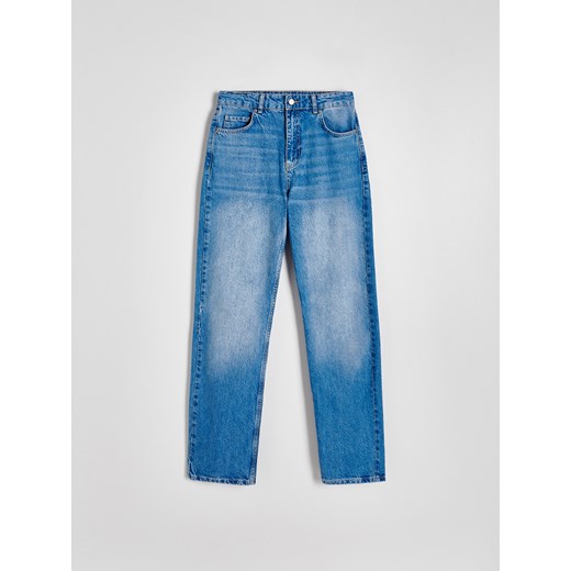 Reserved - Jeansy straight - niebieski Reserved 40 Reserved