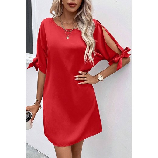 Sukienka BENDIDA RED ze sklepu Ivet Shop w kategorii Sukienki - zdjęcie 171351439