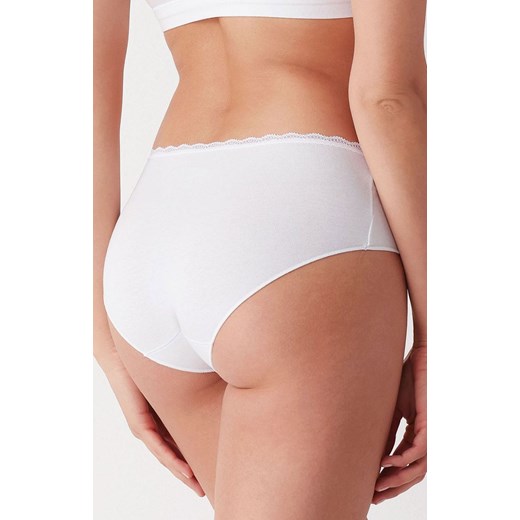 3-pak figi damskie białe GD 293 Essentials, Kolor biały, Rozmiar S, Cotonella ze sklepu Intymna w kategorii Majtki damskie - zdjęcie 171351467