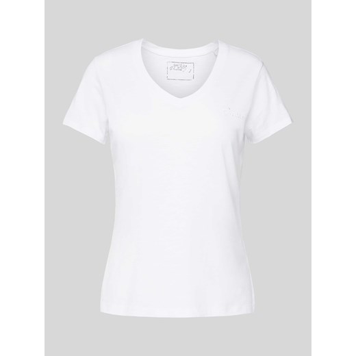 T-shirt z wyhaftowanym logo ze sklepu Peek&Cloppenburg  w kategorii Bluzki damskie - zdjęcie 171351588