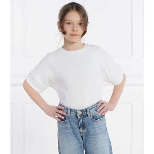 Pinko UP T-shirt | Regular Fit ze sklepu Gomez Fashion Store w kategorii Bluzki dziewczęce - zdjęcie 171352027