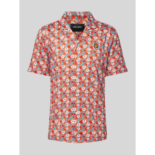 Koszula casualowa o kroju regular fit z kołnierzem z połami ze sklepu Peek&Cloppenburg  w kategorii Koszule męskie - zdjęcie 171353956