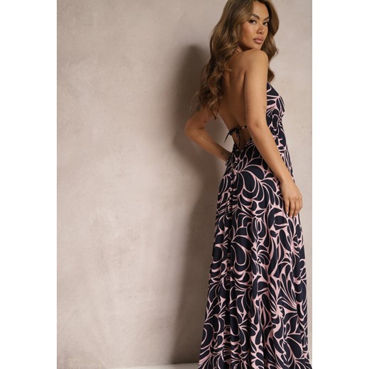 Sukienka Renee maxi na ramiączkach z wiskozy boho 