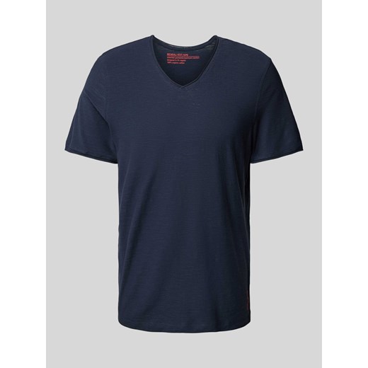T-shirt z dekoltem w serek ze sklepu Peek&Cloppenburg  w kategorii T-shirty męskie - zdjęcie 171359406