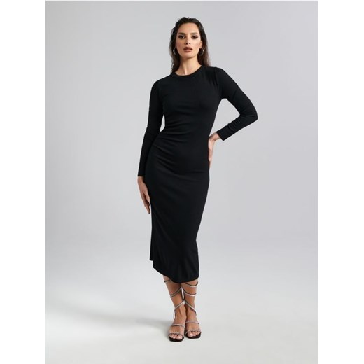 Sinsay - Sukienka midi - czarny ze sklepu Sinsay w kategorii Sukienki - zdjęcie 171361097