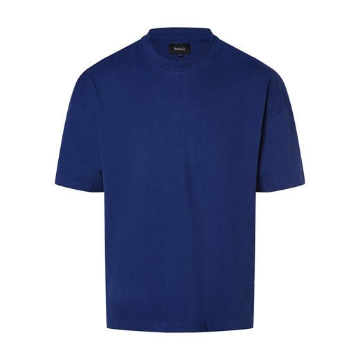 Aygill's Koszulka męska Mężczyźni Bawełna niebieski jednolity ze sklepu vangraaf w kategorii T-shirty męskie - zdjęcie 171361278