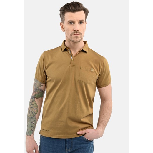 Gładka koszulka polo O-DRAGO ze sklepu Volcano.pl w kategorii T-shirty męskie - zdjęcie 171362498