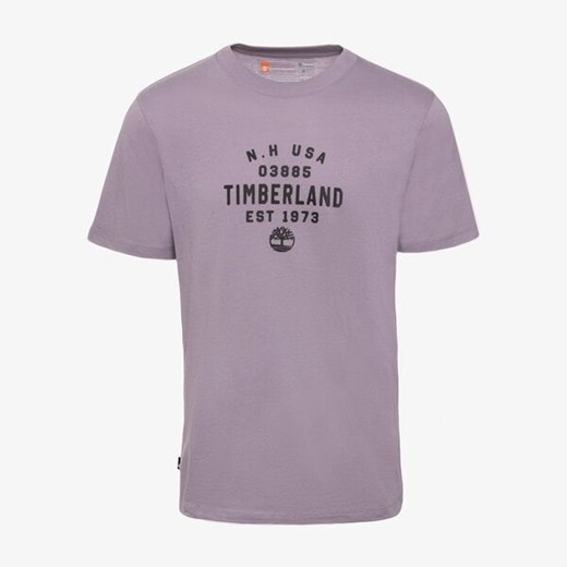 TIMBERLAND T-SHIRT REFIBRA FRONT GRAPHIC SHORT SLEEVE TEE ze sklepu Timberland w kategorii T-shirty męskie - zdjęcie 171363255