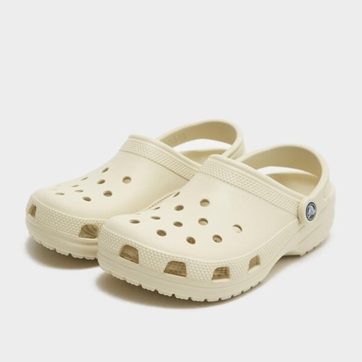Beżowe klapki dziecięce Crocs letnie z gumy 