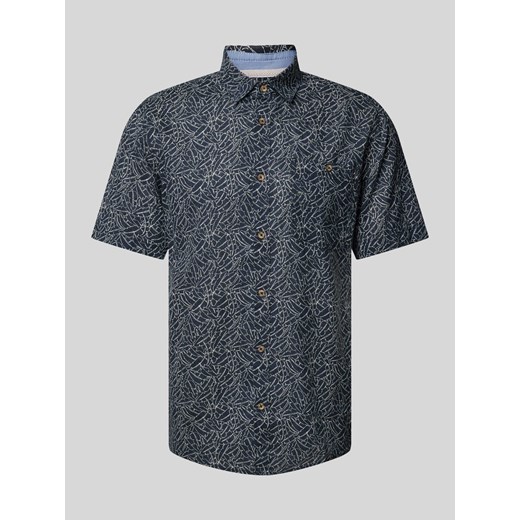 Koszula casualowa o kroju regular fit ze wzorem na całej powierzchni ze sklepu Peek&Cloppenburg  w kategorii Koszule męskie - zdjęcie 171364336