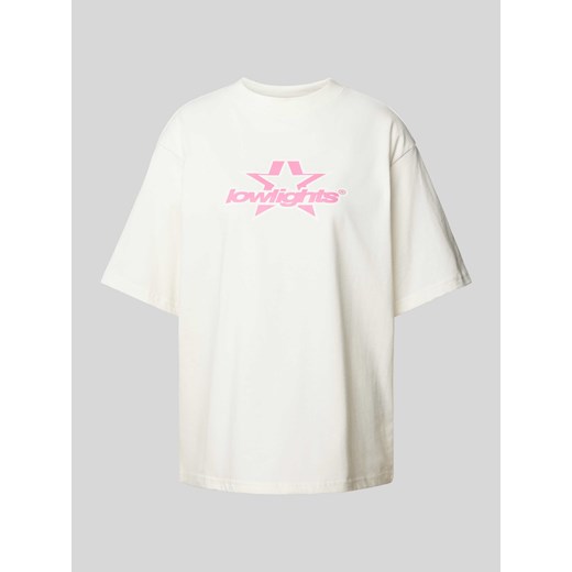 T-shirt o kroju oversized z nadrukiem z logo model ‘SUPERSTAR’ ze sklepu Peek&Cloppenburg  w kategorii Bluzki damskie - zdjęcie 171364387