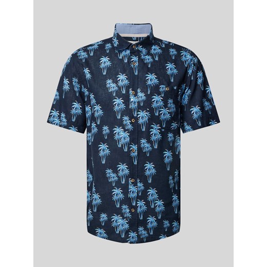 Koszula casualowa o kroju regular fit ze wzorem na całej powierzchni ze sklepu Peek&Cloppenburg  w kategorii Koszule męskie - zdjęcie 171364607