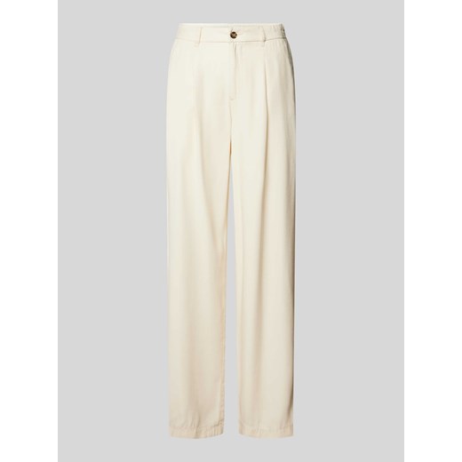 Spodnie materiałowe z zakładkami w pasie model ‘ARIS LIFE’ ze sklepu Peek&Cloppenburg  w kategorii Spodnie damskie - zdjęcie 171364669