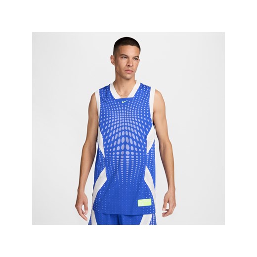 Męska koszulka do koszykówki Nike Dri-FIT ADV - Niebieski ze sklepu Nike poland w kategorii T-shirty męskie - zdjęcie 171364828