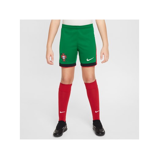 Spodenki piłkarskie dla dużych dzieci Nike Dri-FIT Portugalia Stadium 2024 (wersja domowa) (replika) - Zieleń ze sklepu Nike poland w kategorii Spodenki chłopięce - zdjęcie 171364857