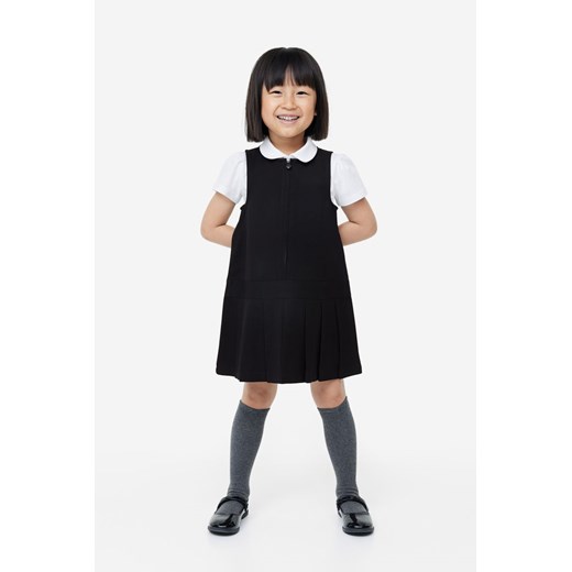H & M - Sukienka szkolna 2-pak - Czarny ze sklepu H&M w kategorii Sukienki dziewczęce - zdjęcie 171364896