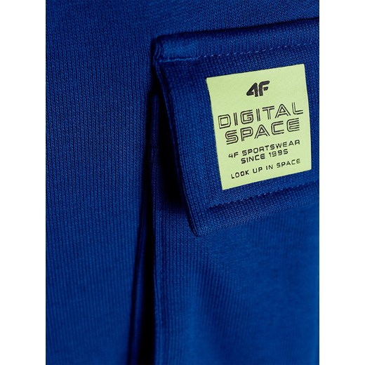 4F Spodnie dresowe w kolorze niebieskim 128 wyprzedaż Limango Polska