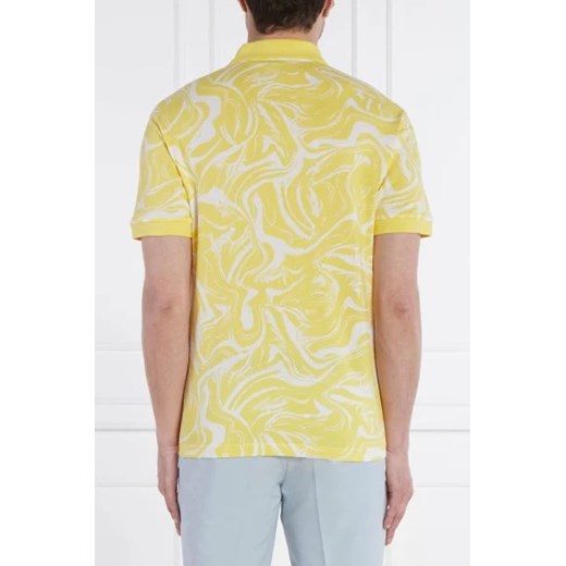 T-shirt męski BOSS HUGO żółty z krótkim rękawem