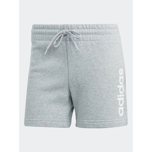 adidas Szorty sportowe Essentials Linear French Terry Shorts IC4443 Szary Slim XL MODIVO