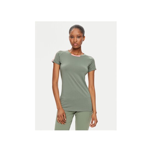 CMP Koszulka techniczna 32C6236 Zielony Slim Fit ze sklepu MODIVO w kategorii Bluzki damskie - zdjęcie 171367426