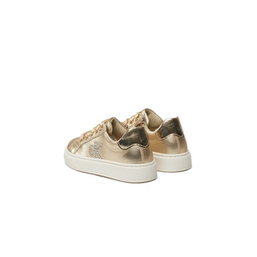 Calvin Klein Jeans Sneakersy V1A9-80947-0220 Złoty ze sklepu MODIVO w kategorii Buty sportowe dziecięce - zdjęcie 171367437