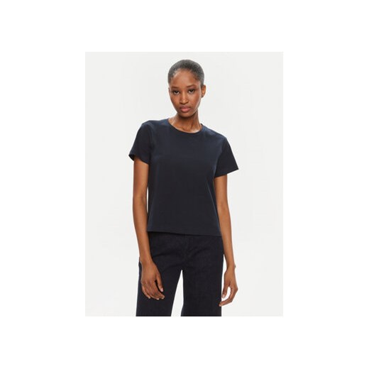 Sisley T-Shirt 3I1XL100Y Czarny Slim Fit ze sklepu MODIVO w kategorii Bluzki damskie - zdjęcie 171367466