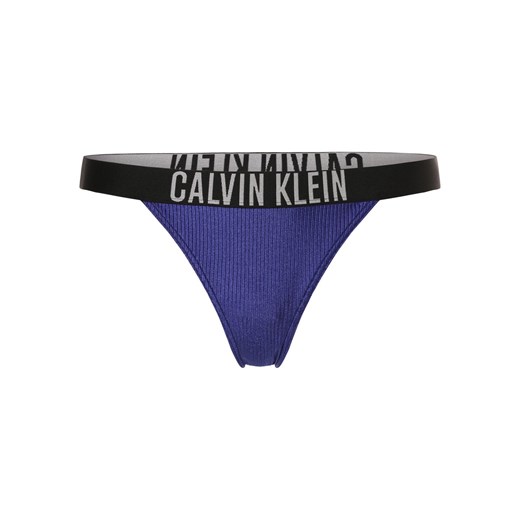 Calvin Klein Damskie figi bikini Kobiety Sztuczne włókno błękit królewski jednolity ze sklepu vangraaf w kategorii Stroje kąpielowe - zdjęcie 171368127