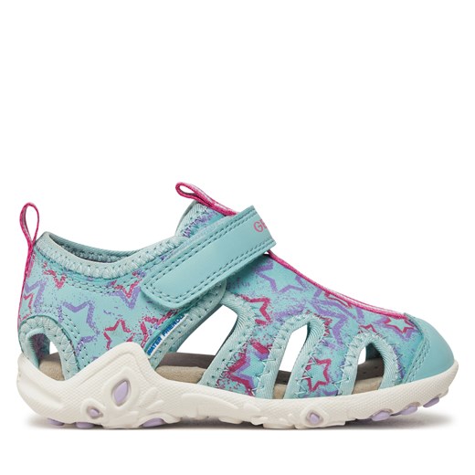 Sandały Geox J Sandal Whinberry G J45GRC 0EE04 C4A8R M Aqua/Lilac ze sklepu eobuwie.pl w kategorii Sandały dziecięce - zdjęcie 171369178