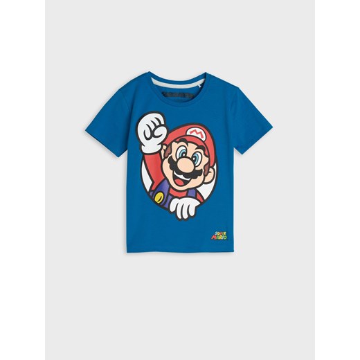 Sinsay - Piżama Super Mario - niebieski Sinsay 140 Sinsay