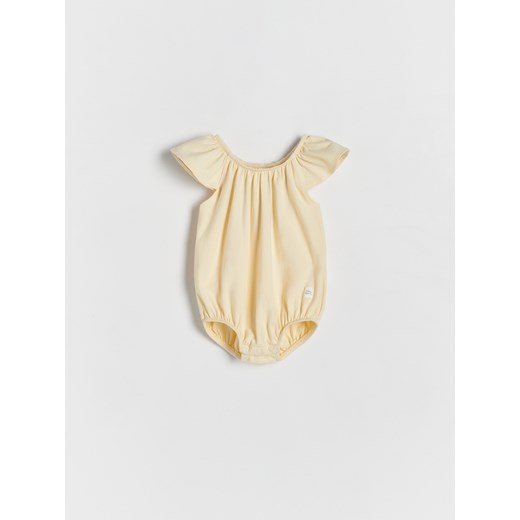 Reserved - Bawełniane body - żółty ze sklepu Reserved w kategorii Body niemowlęce - zdjęcie 171373137