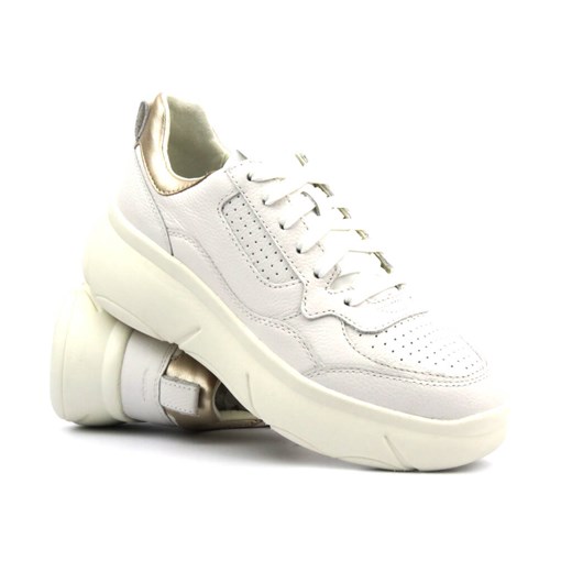Sneakersy damskie renomowanej marki - GEOX D45NHB, białe ze sklepu ulubioneobuwie w kategorii Buty sportowe damskie - zdjęcie 171373667