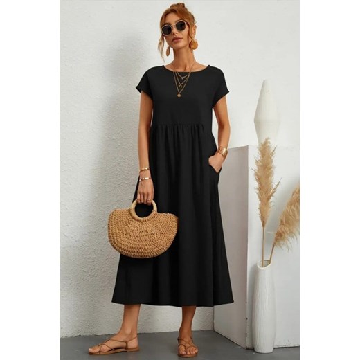 Sukienka BOTEGRA BLACK ze sklepu Ivet Shop w kategorii Sukienki - zdjęcie 171374517