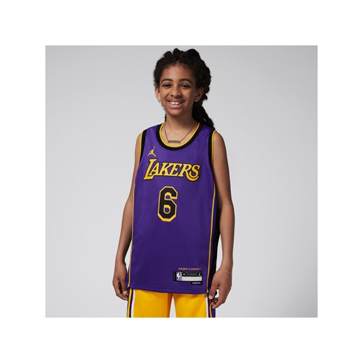 Koszulka dla dużych dzieci Nike Dri-FIT Swingman Los Angeles Lakers Statement Edition - Fiolet ze sklepu Nike poland w kategorii T-shirty chłopięce - zdjęcie 171374879