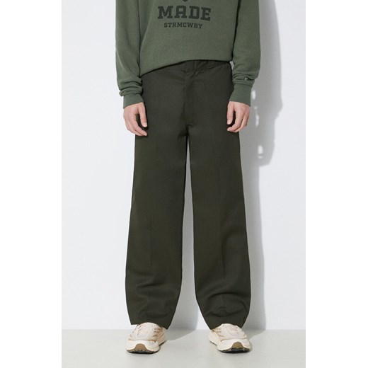 Dickies spodnie 874 męskie kolor zielony proste DK0A4XK6 ze sklepu PRM w kategorii Spodnie męskie - zdjęcie 171375067