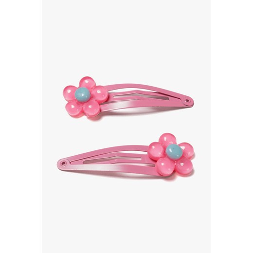 Różowe spinki do włosów kwiatki - 2szt ze sklepu 5.10.15 w kategorii Ozdoby do włosów dziewczęce - zdjęcie 171375408